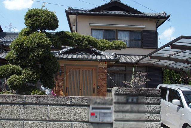 名古屋市中村区Ｐ様邸の外壁塗装と漆喰補修